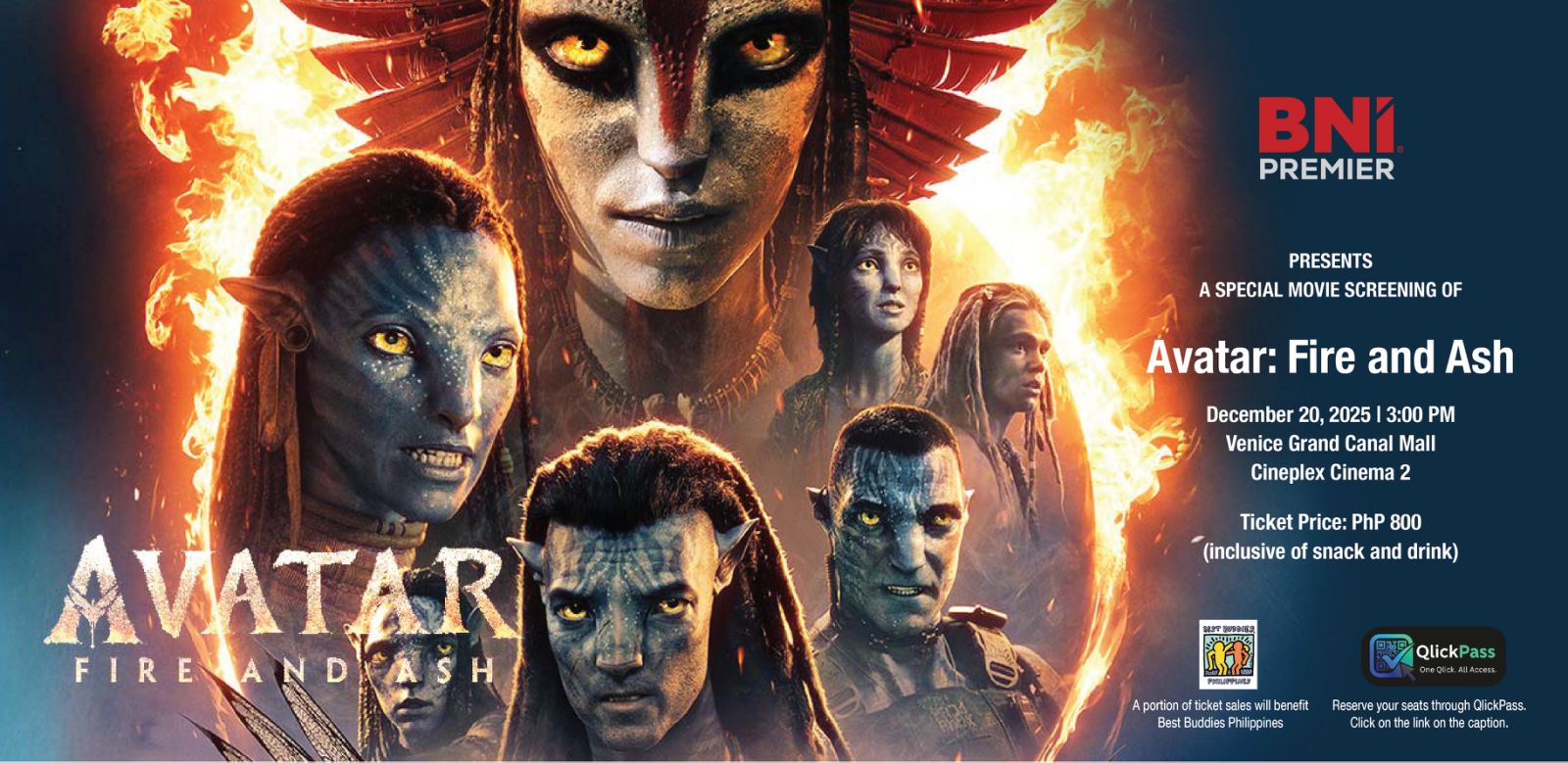 BNI Premier Presents: A Special Movie Screening of Avatar: Fire and Ash